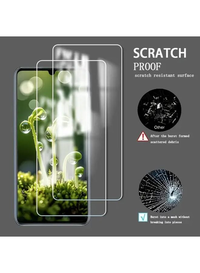 Transparent Phone Case With Tempered Glass Screen Protectors For Poco X3 NFC - Image 4